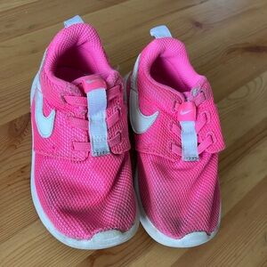 Cute bright pink Nikes